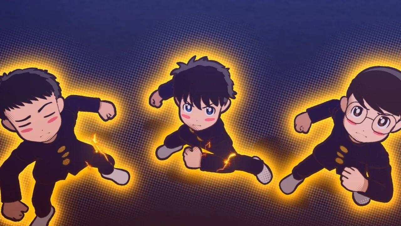 The main characters of the series as seen in the anime.