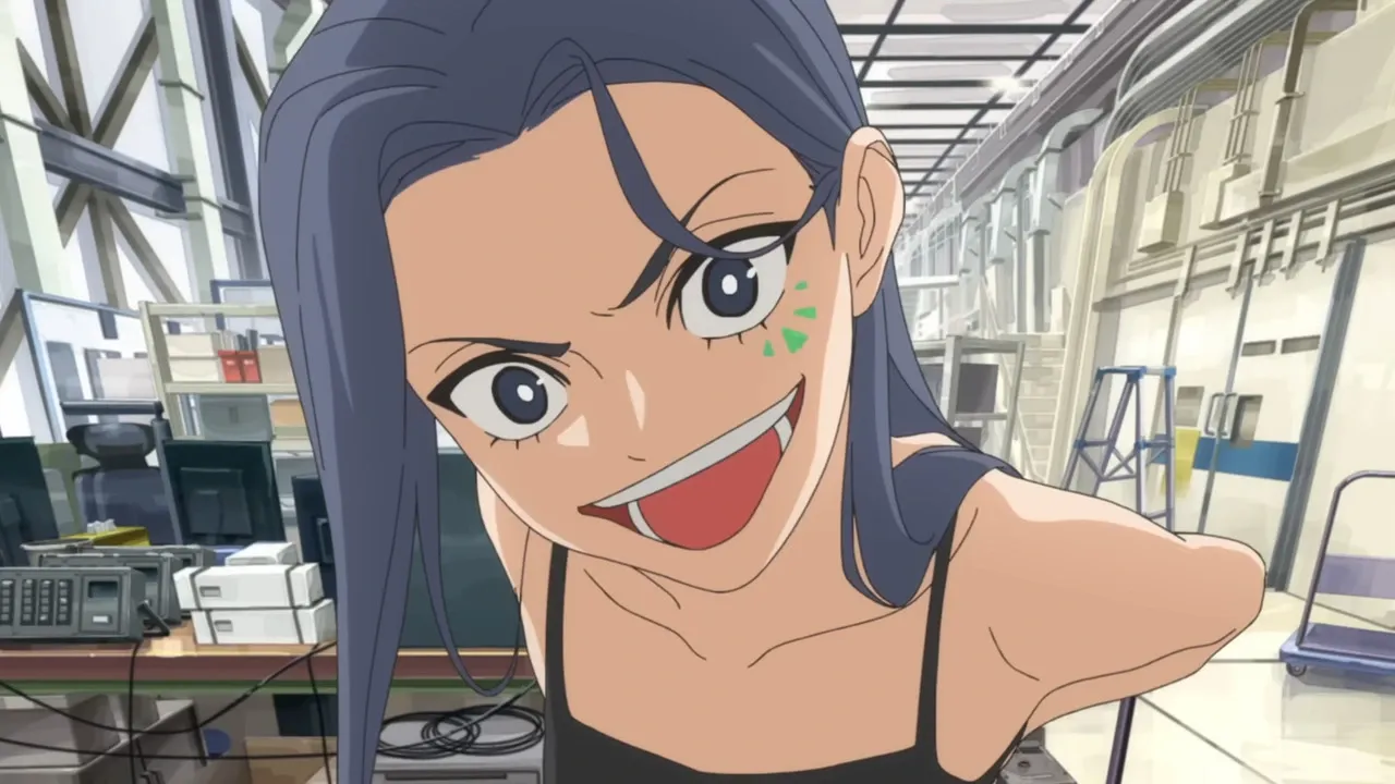 Ao as seen in the anime's trailer.