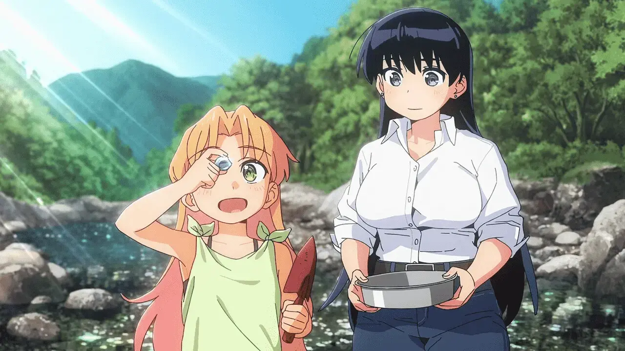 Ruri and Nagi as seen in the Ruri no Houseki anime.