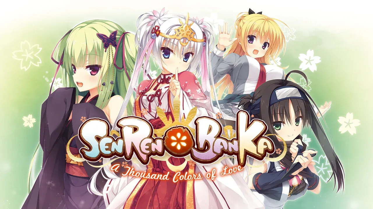 The main characters of the story as seen in the visual novel.