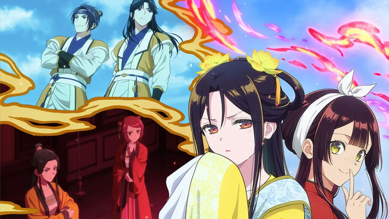 The anime's characters as seen in the cour 2 visual.