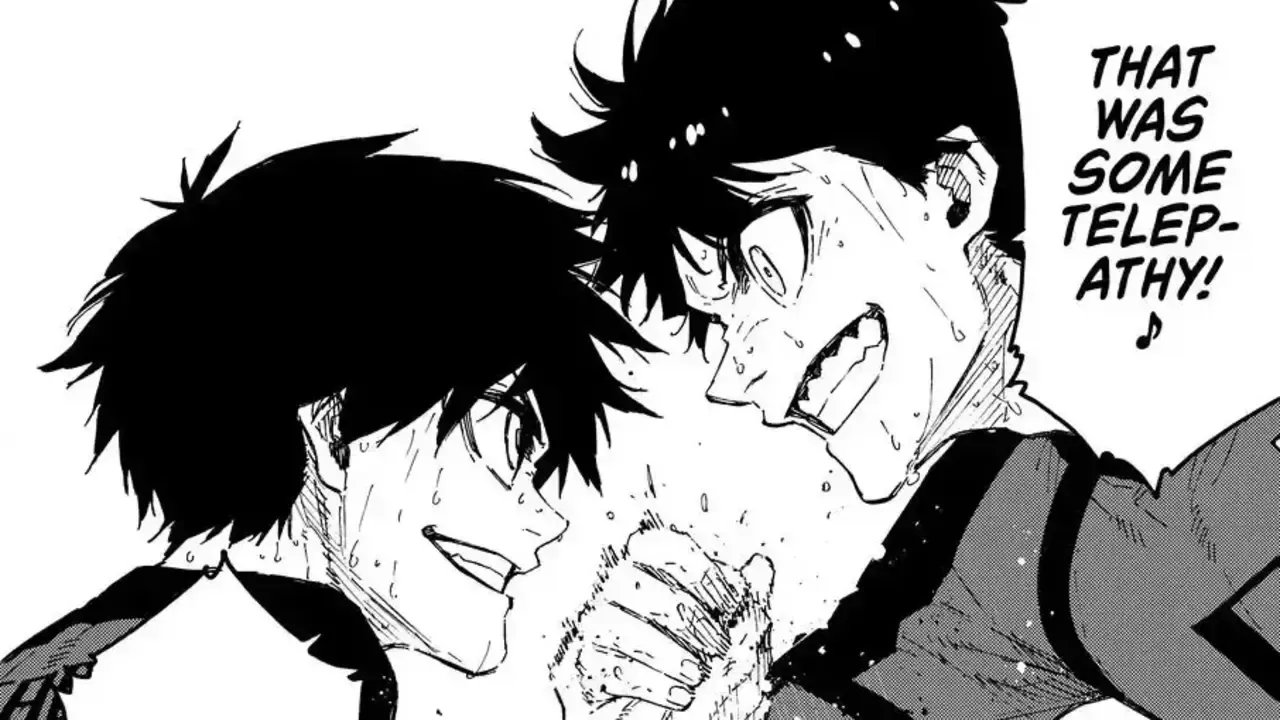 Bachira and Isagi as seen in the chapter.