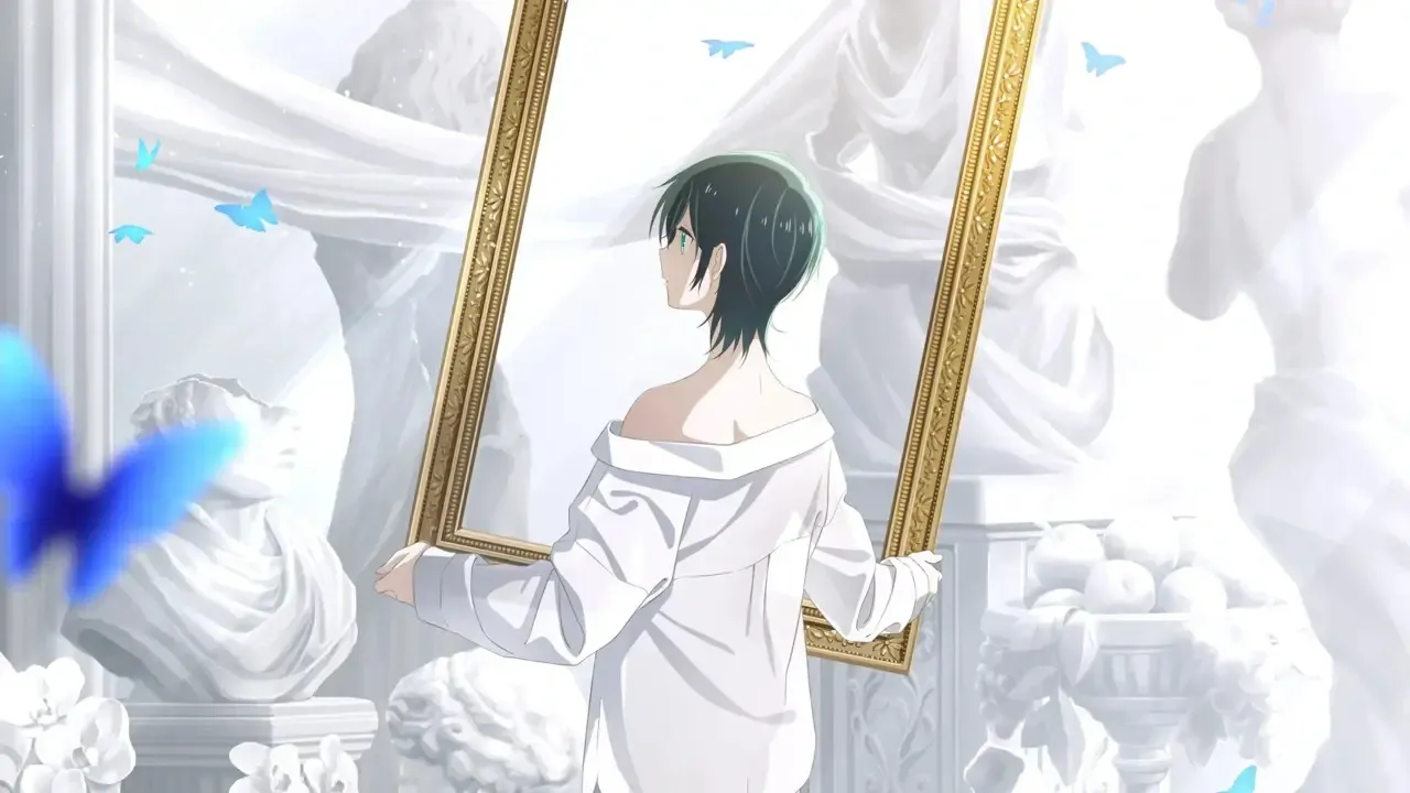 Hinase as seen in the anime's key visual.