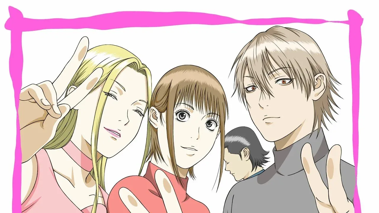The anime characters as seen in the new illustration.