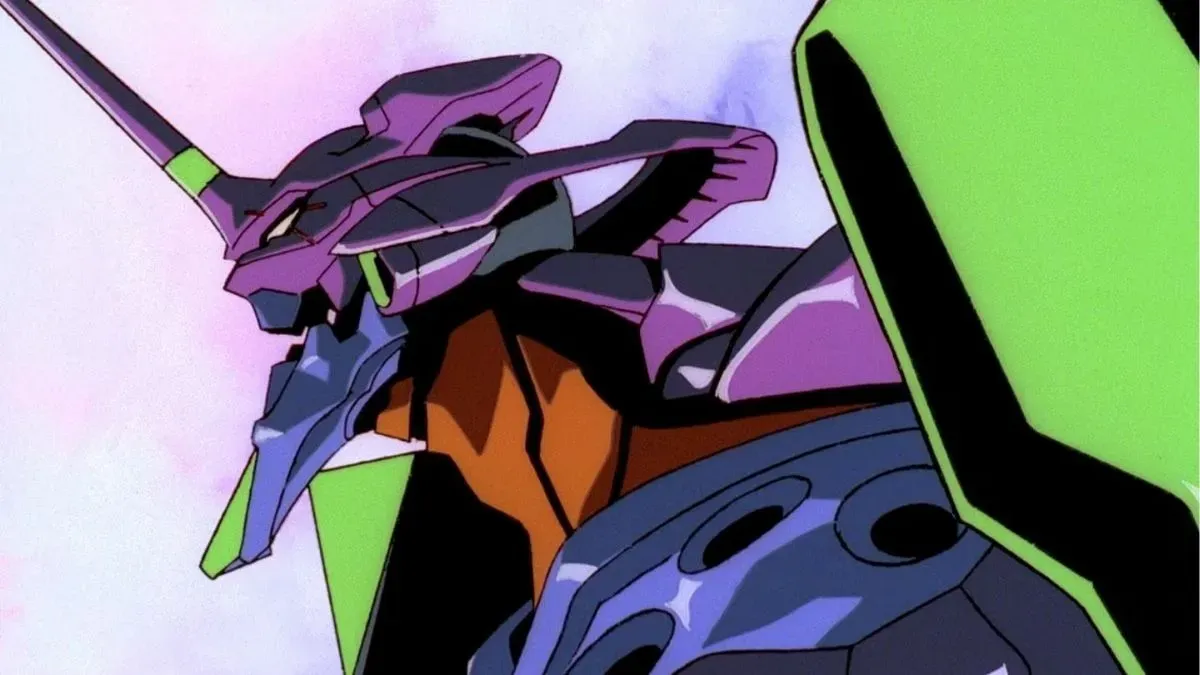 Evangelion Unit 01 in the anime