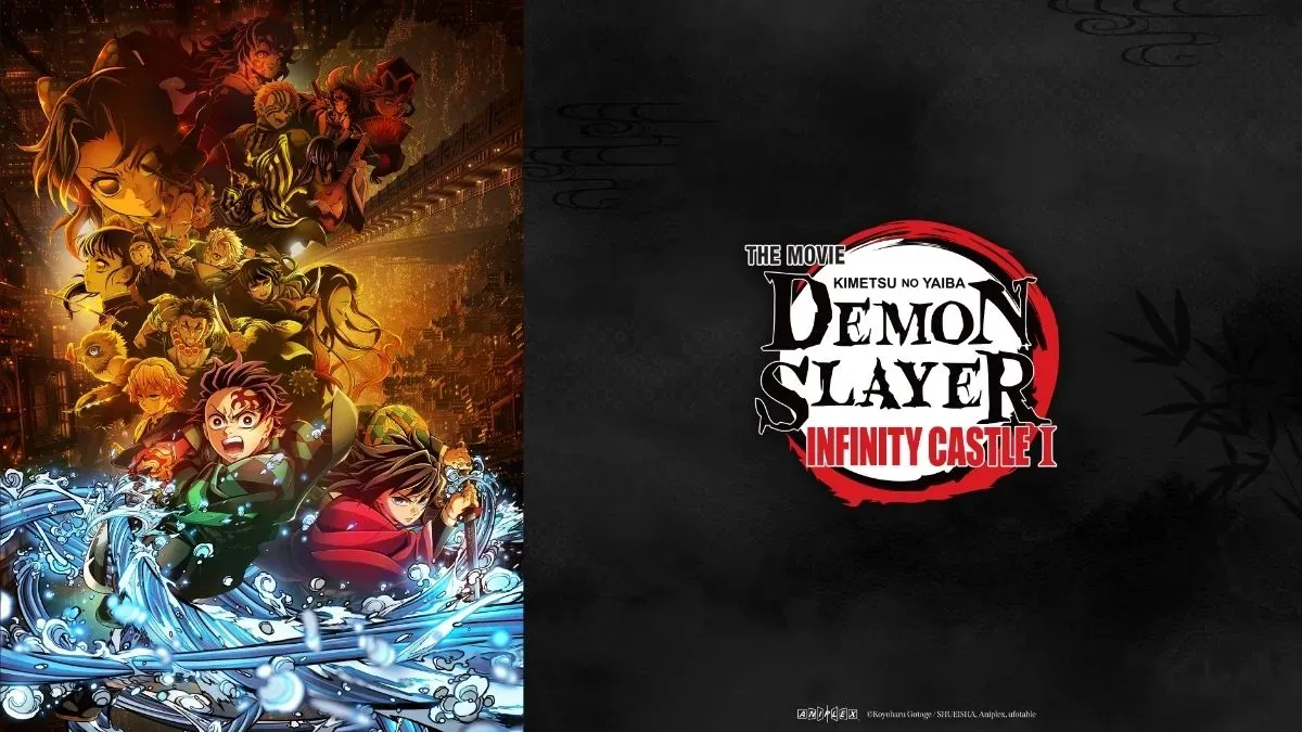 Demon Slayer Kimetsu no Yaiba Infinity Castle visual and logo