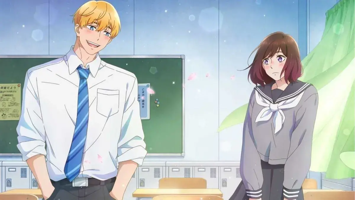 Image is of Sae and Koki from A Star Brighter than the Sun.