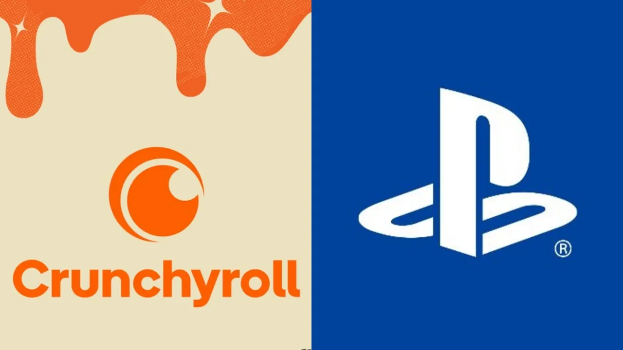 Crunchyroll and PlayStation logos. 