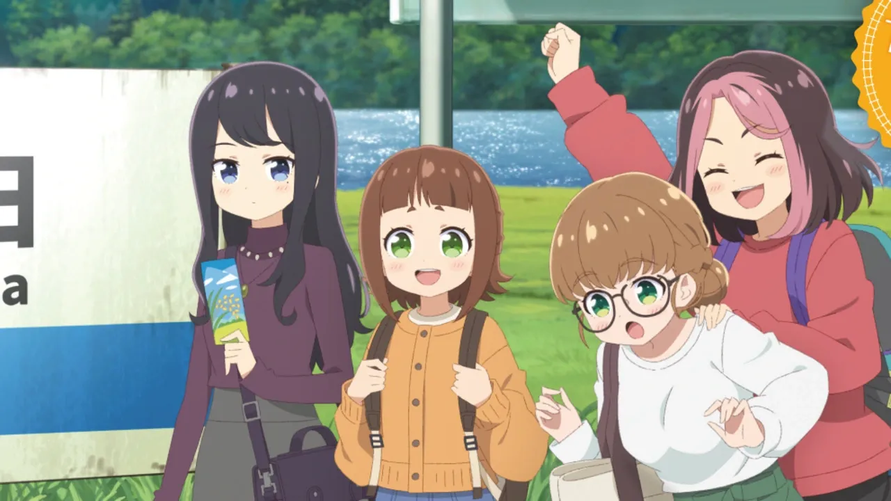 The main characters of the anime as seen in the key visual.