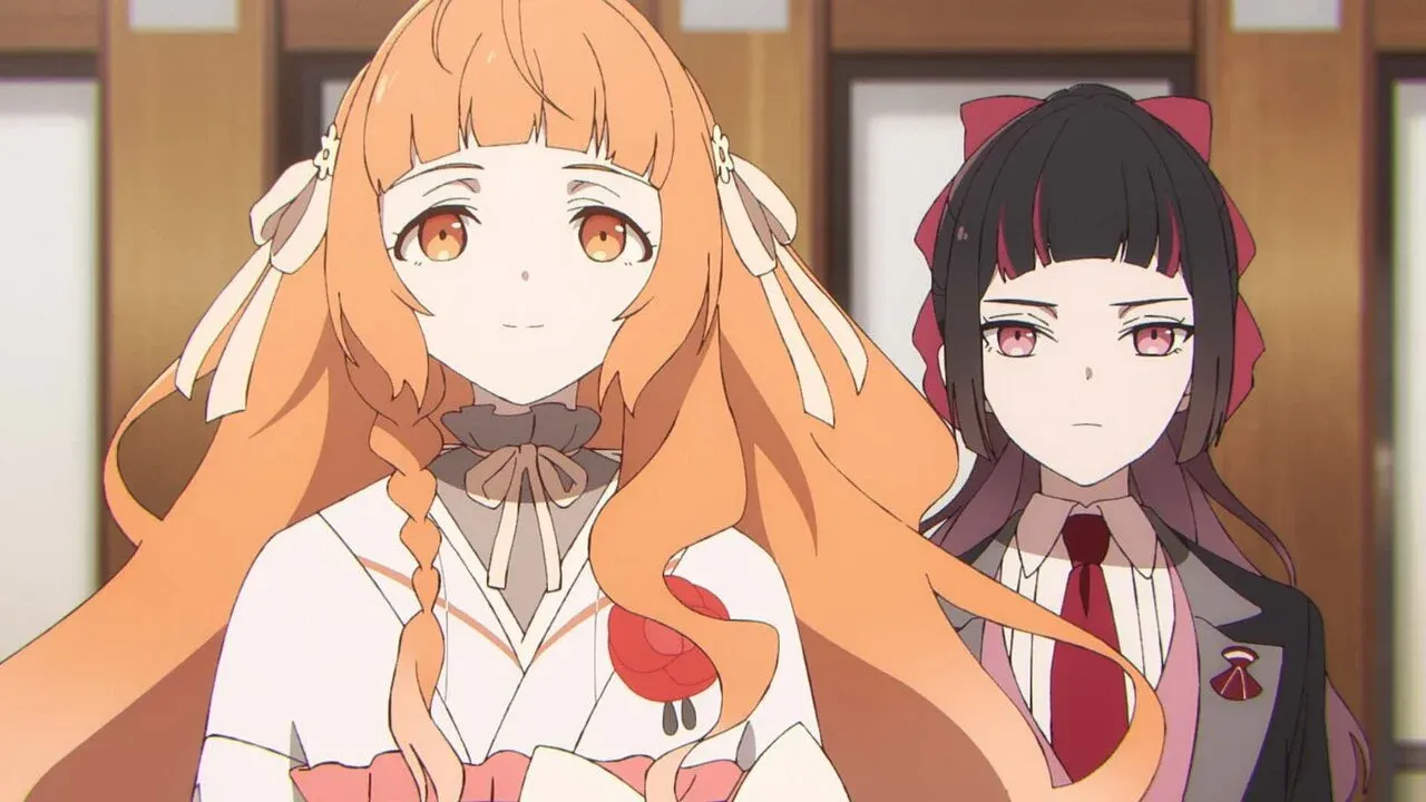 Hinagiku and Sakura as seen in the anime. 