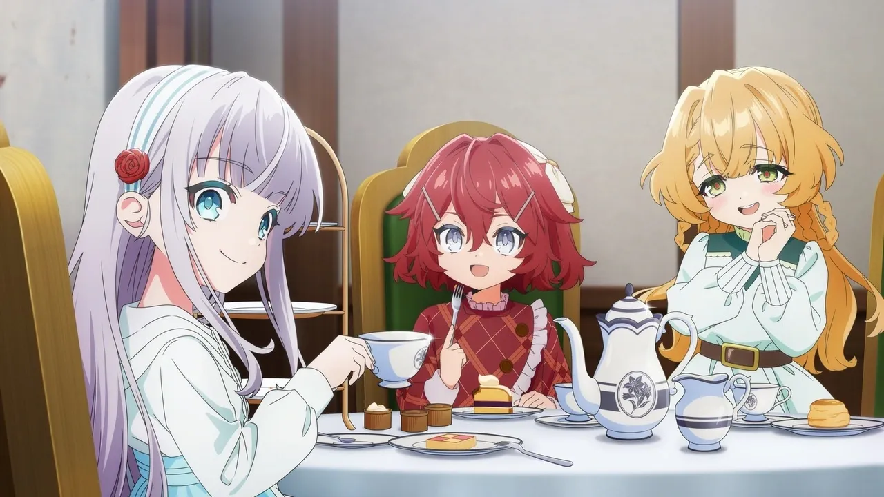 The characters of the anime as seen in the new visual.