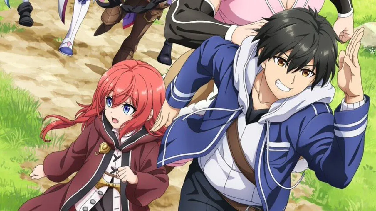 The main characters of the anime as seen in the visual.