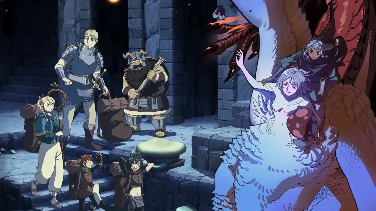 The anime characters as seen in the new visual.
