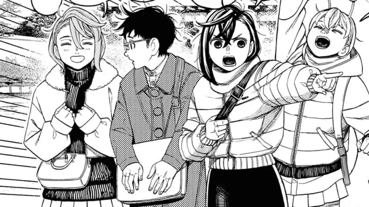 The group as seen in the new chapter. 