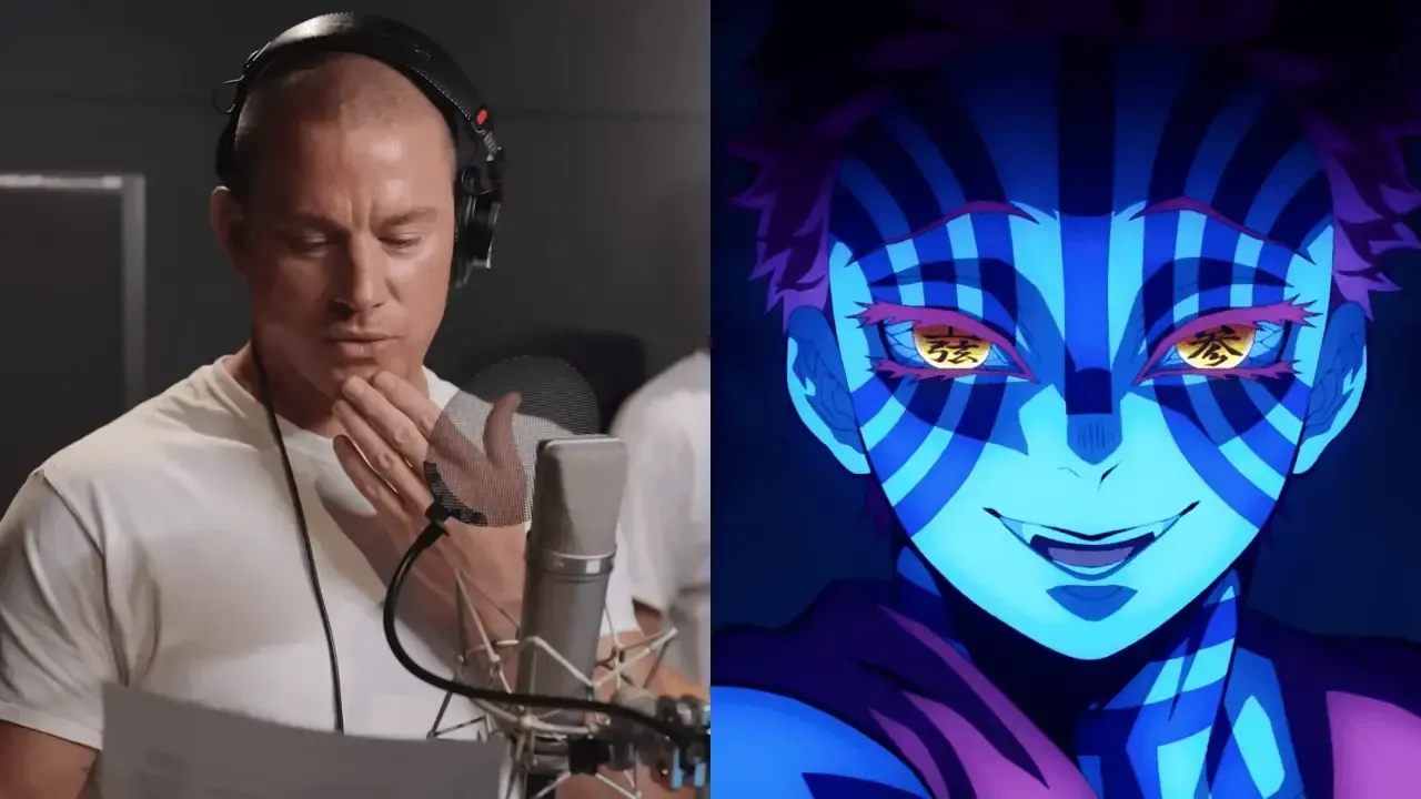 Crunchyroll reveals Demon Slayer movie "Akaza’s Return” dub making-of clip with Channing Tatum