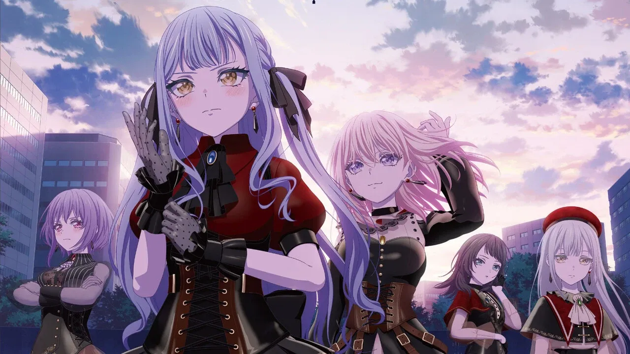 The Ave Mujica characters as seen in the movie's key visual.