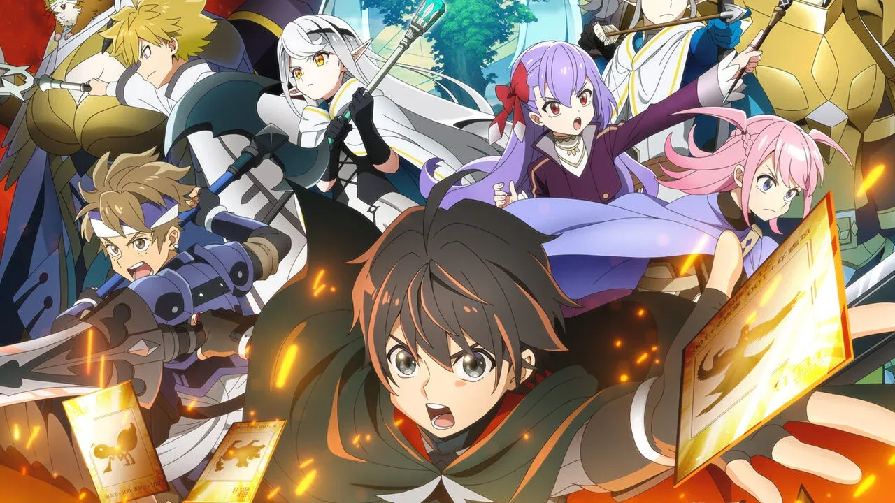 The anime characters as seen in the key visual.