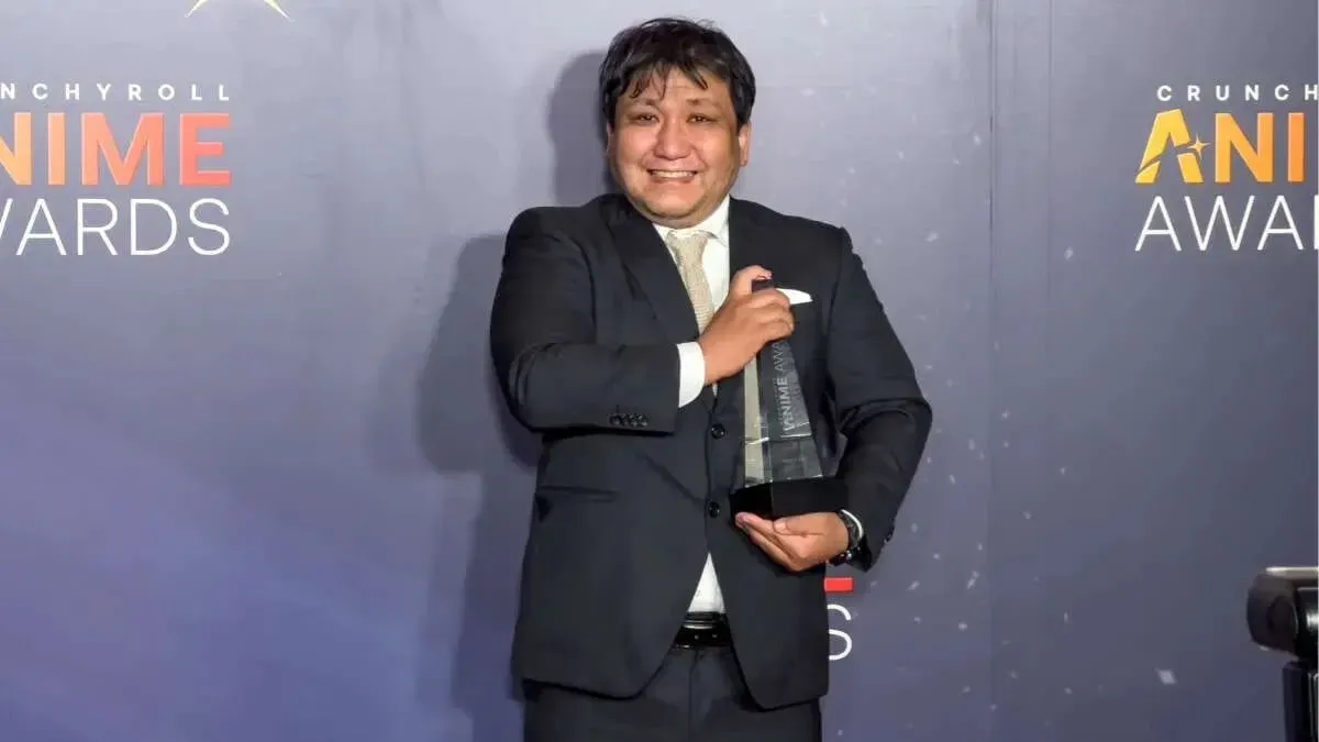 Tatsuya Nagamine at the 2023 Crunchyroll Anime Awards