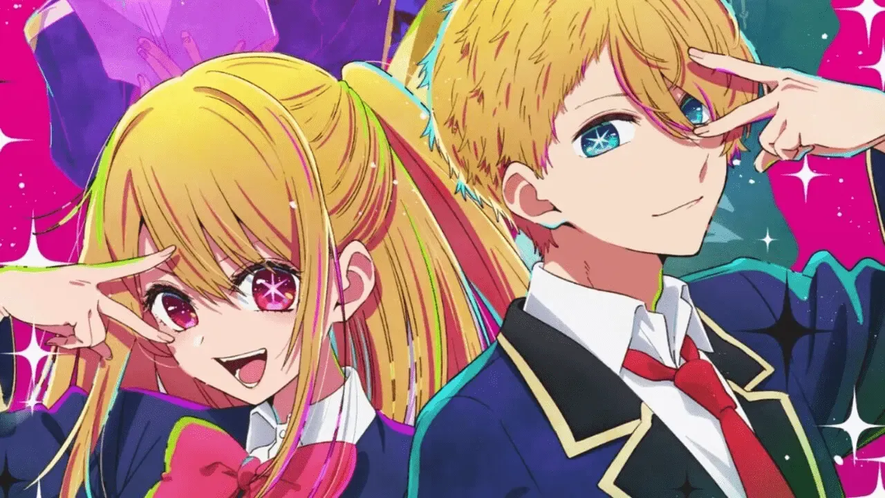 Ruby and Aqua as seen in the anime. 