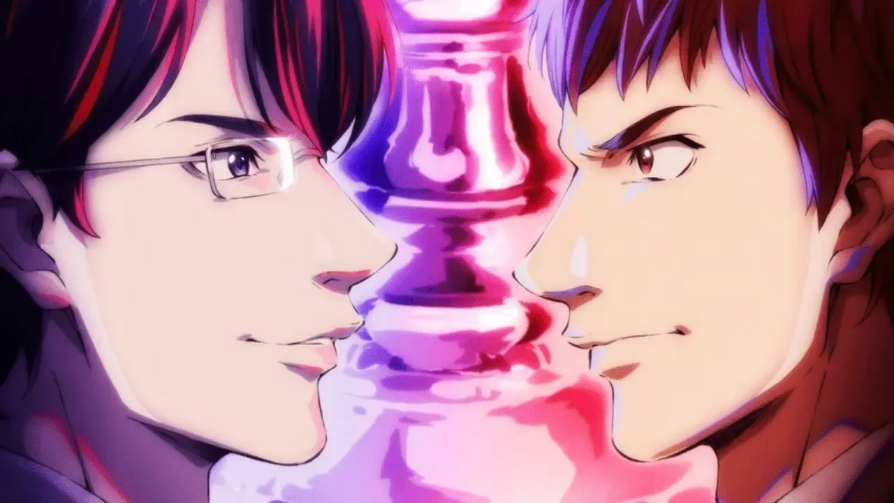 The characters from the anime as seen in the key visual.