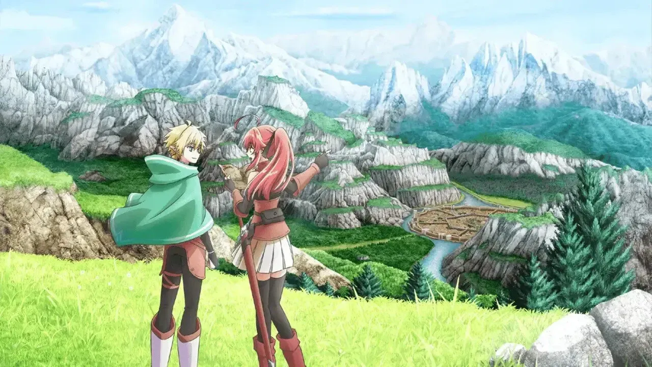 The two main characterss of the anime as seen in the key visual.