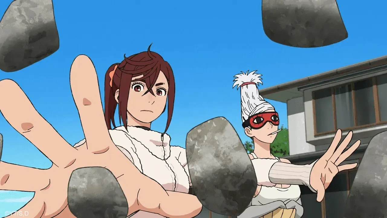 Momo and Seiko’s group reach Shimane in Dandadan Chapter 201