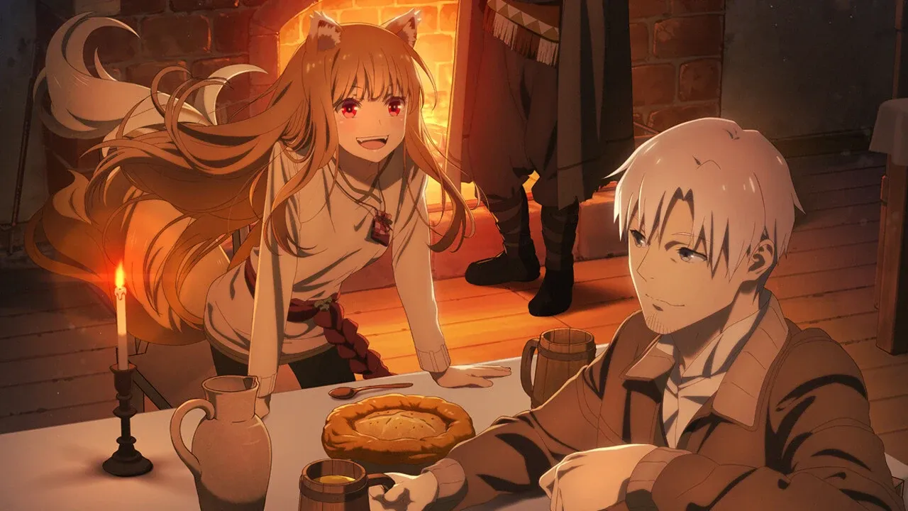 Lawrence and Holo as seen in the new key visual.